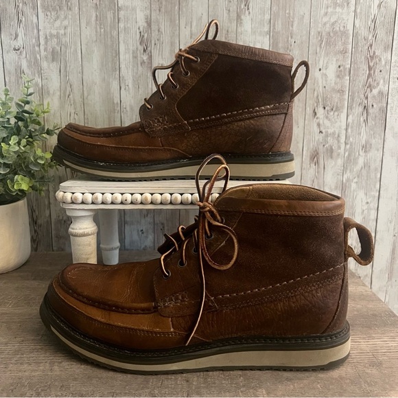 Ariat Foothill Lookout Men’s Brown Leather Lace Up Boots 10EE Wide main image 7